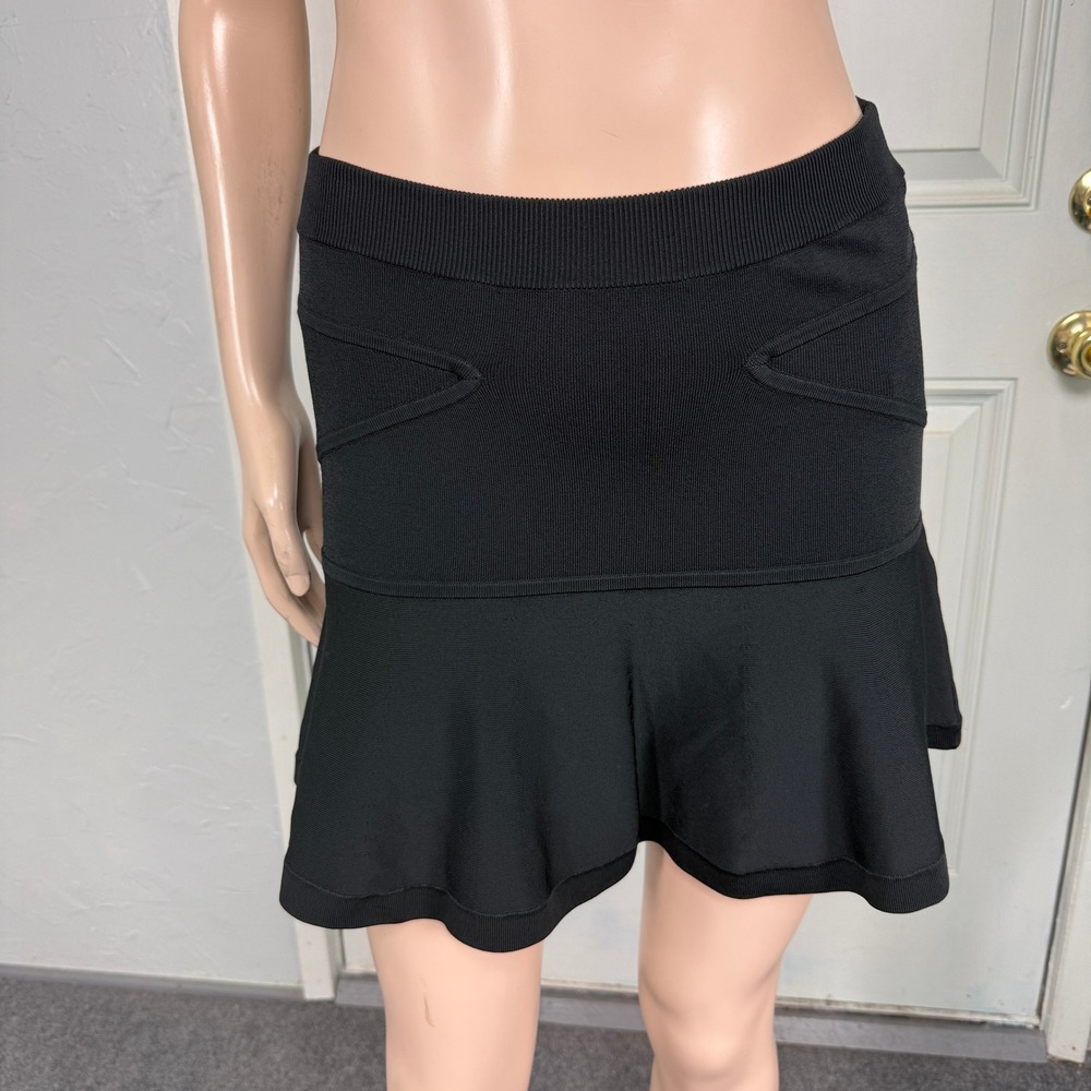 A.L.C. Skirt Women's Skirt M A-line Knit Pull on Business Rayon Solid Career Vv7